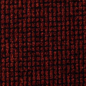 Brionne fabric texture, reddish-brown woven grid, raised rectangular loops, dense construction, diffused lighting, sp17 collection.